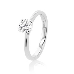 Grace Collection Platinum & Diamond Engagement Ring - 0.61ct