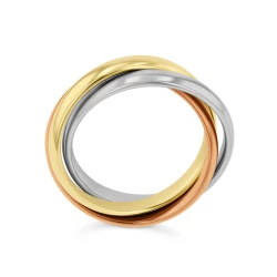 Russian Wedding Ring upright profile view