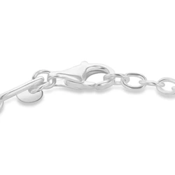 Silver Oblong Link Bracelet Clasp