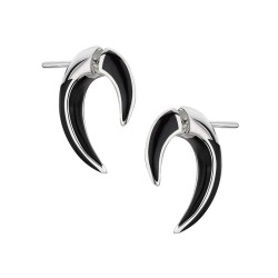 Shaun Leane Silver & Ceramic Sabre Collection Talon Earrings