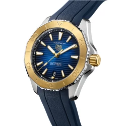 TAG Heuer Aquaracer Professional 200 Yellow Gold angled view