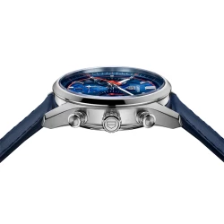 TAG Heuer Carrera Chronograph Blue side profile view