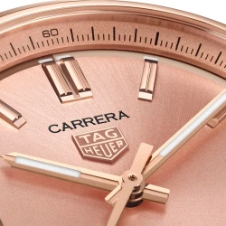 TAG Heuer Carrera Date 36mm Copper Dial Close Up