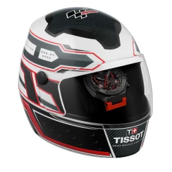 Tissot T-Race MotoGP Chronograph 2023 Limited Edition in closed MotoGP helmet presentation box