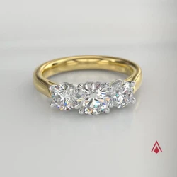 Trilogy Classic 18ct Yellow Gold 0.80ct Diamond Ring 360 degree video