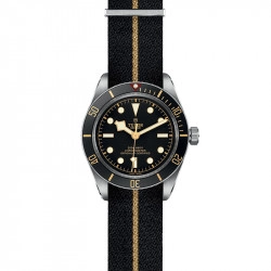 TUDOR Black Bay Fifty-Eight Black Dial Fabric Strap Watch - 39mm