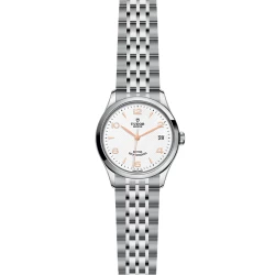 Tudor 1926 36mm white dial stainless steel watch full length