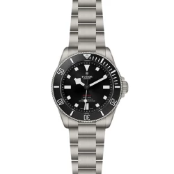 TUDOR Pelagos Black Dial Titanium Bracelet Watch - 39mm
