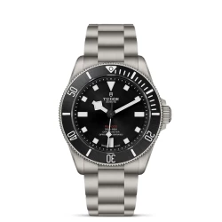TUDOR Pelagos Black Dial Titanium Bracelet Watch - 39mm