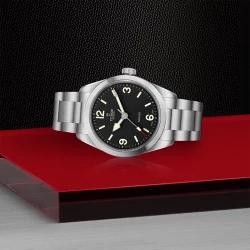 Tudor Ranger Black Dial Bracelet Watch - 39mm
