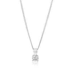 White Gold and 0.45ct Diamond Necklace