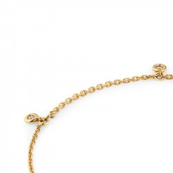 Gucci 18ct Yellow Gold & Diamond "GG" Running Collection Bracelet