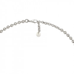 Gucci Silver Interlocking Collection Large Pendant & Boule Chain