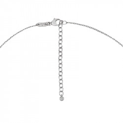 Gucci 18ct White Gold & Diamond "GG" Running Collection Necklet