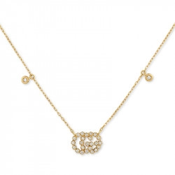 Gucci 18ct Yellow Gold & Diamond Running Collection Necklet