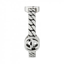 Gucci Silver Interlocking "Chain" Ring - 5.5mm