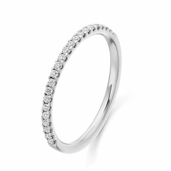 Platinum & Diamond Wedding Ring - 0.25ct