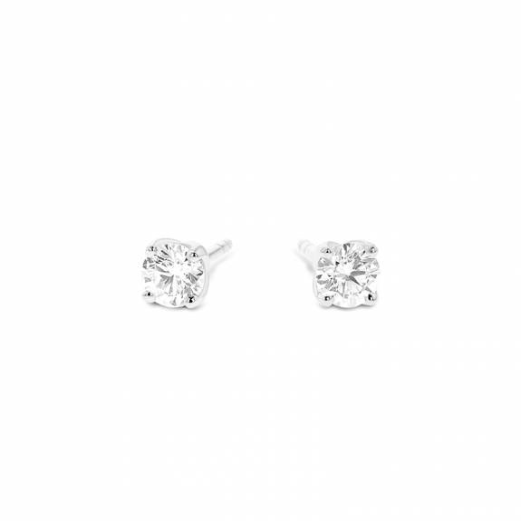 Platinum & Diamond Classic Diamond Stud Earrings - 0.61ct