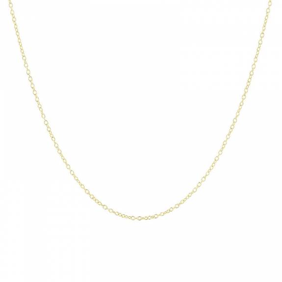 18ct Yellow Gold Trace Chain - 16"