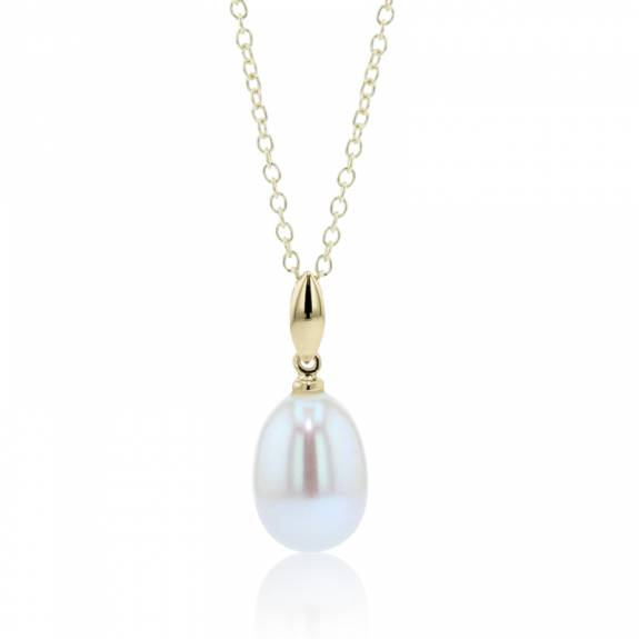18ct Yellow Gold Freshwater Pearl Pendant