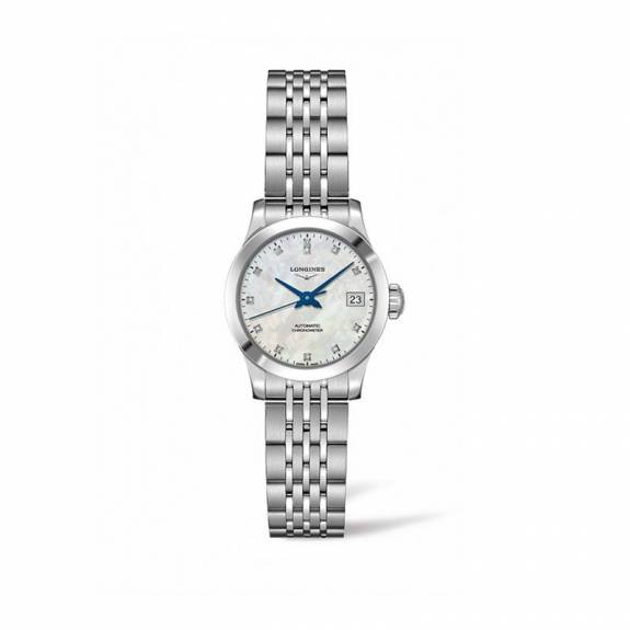 Longines Record Collection Automatic Mother-of-Pearl Watch
