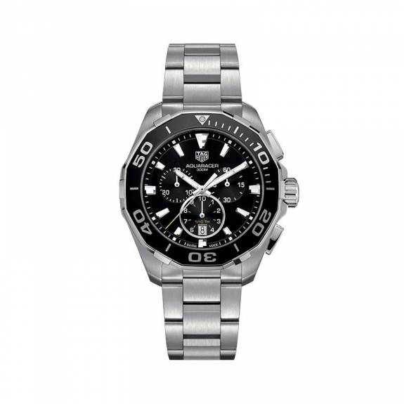 TAG Heuer Gents Aquaracer Collection Watch 43mm - Black Dial