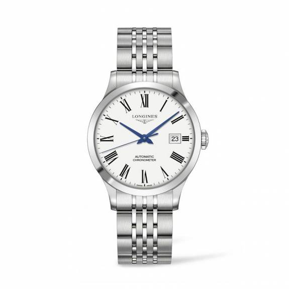 Longines Gents Record Collection White Dial Watch - 38.5mm
