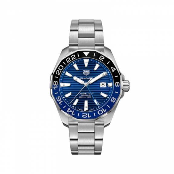 TAG Heuer Gents Aquaracer Blue Dial & Blue/Black Bezel Watch