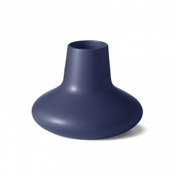 Georg Jensen Koppel Collection Blue Stoneware Vase - Small
