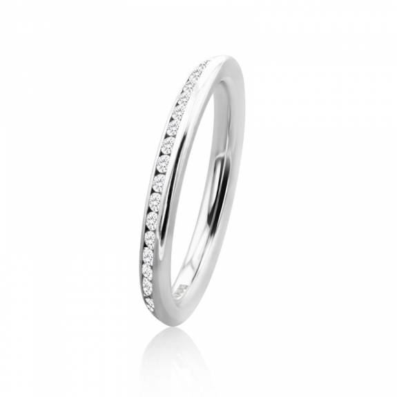 Christian Bauer Ladies Platinum & Diamond Wedding Ring - 2.5mm