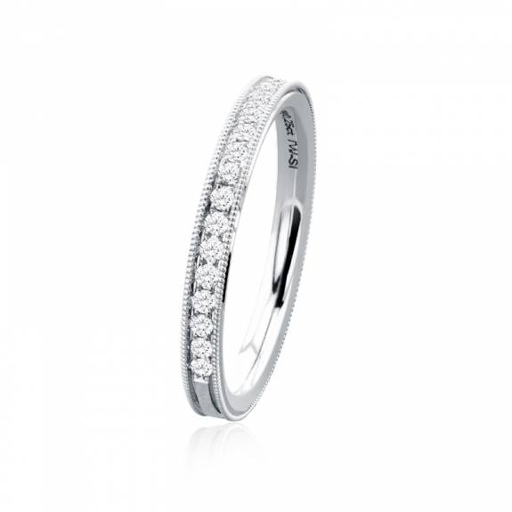 Christian Bauer Platinum & Diamond Ladies Wedding Ring - 2.5mm