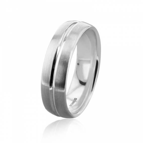 Christian Bauer Palladium court Wedding Ring- 6.5mm