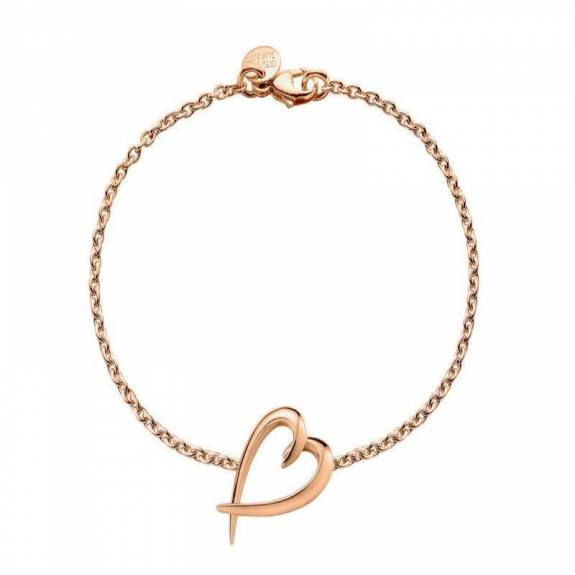Shaun Leane Rose Gold Vermeil Heart Bracelet