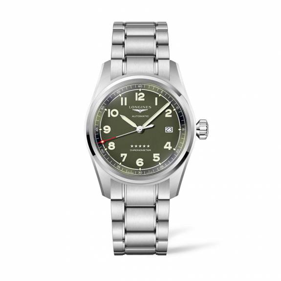Longines Spirit Collection Automatic Green Dial Watch - 40mm
