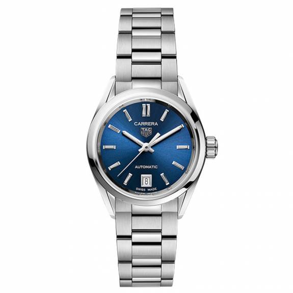 TAG Heuer Ladies Automatic Carrera Blue Dial Watch - 29mm