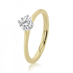 Athena Collection 18ct Gold Diamond Ring - 0.45ct