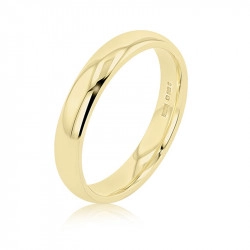 Gents 18ct Yellow Gold Wedding Ring - 4mm