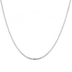 18ct White Gold Curb Style Extender Chain