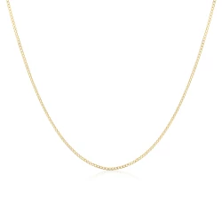 18ct Yellow Gold 16" Curb Chain