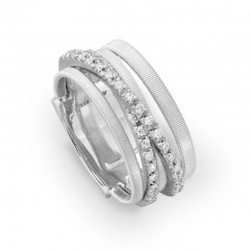Marco Bicego 18ct White Gold & Diamond Goa Ring
