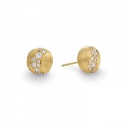 Marco Bicego 18ct Yellow Gold & Diamond Africa Stud Earrings