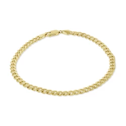 9ct Yellow Gold 8.25" Curb Bracelet
