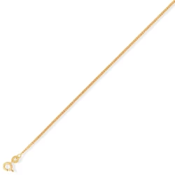 9ct Yellow Gold Classic 18" Curb Chain