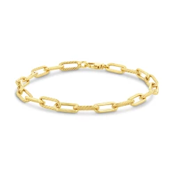 9ct Yellow Gold Harmony Link Bracelet