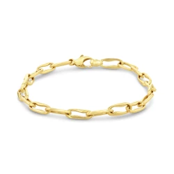 9ct Yellow Gold Organic Link Bracelet
