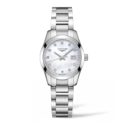 CONQUEST CLASSIC 29.5mm Mother-of-Pearl & Diamond