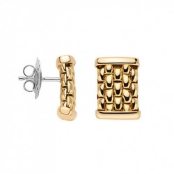 Fope 18ct Yellow Gold Essential Collection Stud Earrings