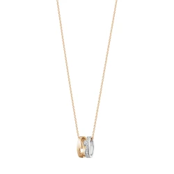 Georg Jensen Fusion 18ct Rose Gold & Diamond Necklace