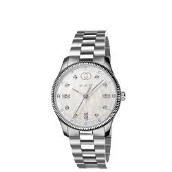 Gucci G-Timeless 29mm Diamond Mother of Pearl