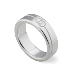 Gucci Tag Silver 6mm Ring
